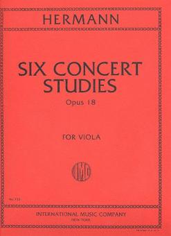 6 Concert Studies op. 18 