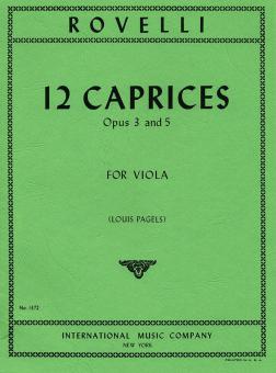 12 Caprices op. 3 & op. 5 