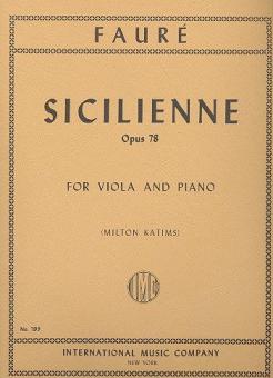 Sicilienne op. 78 