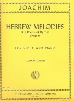 Hebrew Melodies (on poems of Byron) op. 9 