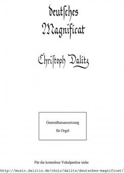 Orgelbegleitung zum "Deutschen Magnificat" 