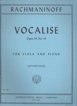 Vocalise, op. 34 no. 14 