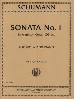 Sonata no. 1 in A minor, op. 105 bis 