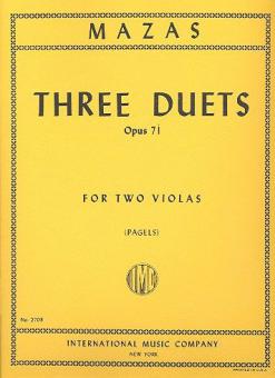 3 Duets, op. 71 