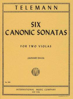 6 Canonic Sonatas 