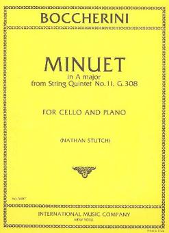 Minuet in A major 
