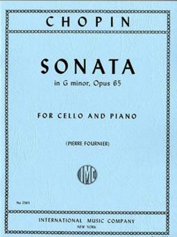 Sonata G minor op. 65 