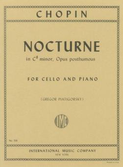 Nocturne in C sharp minor, opus posthumous 
