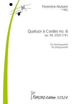 Quatuor à Cordes no. 6 op. 99 