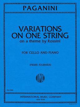 Variations On One String On a Theme From Moses by Rossini 