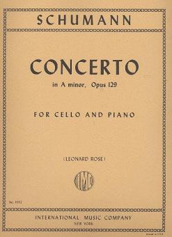 Cellokonzert a-moll op. 129 