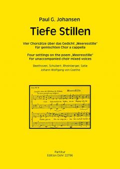 Tiefe Stillen für gemischten Chor a cappella 