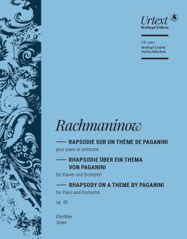 Rhapsodie über ein Thema von Paganini op. 43 