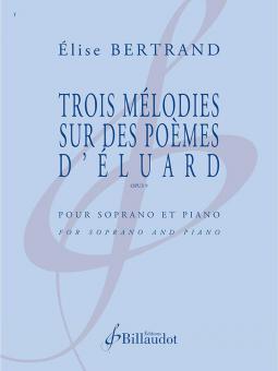 3 Melodies sur des Poemes d'Eluard op. 9 