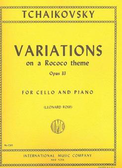 Variations On a Rococo Theme, Op. 33 