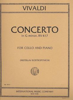 Concerto in G minor RV 417 
