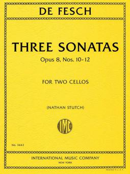 3 Sonatas, Op. 8, Nos. 10-12 
