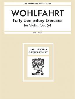 40 Elementary Exercises Op. 54 