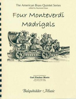 4 Monteverdi Madrigals 