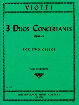 Three Duos Concertante, Op. 29 