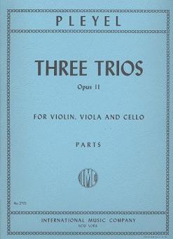 3 Trios, Op. 11 