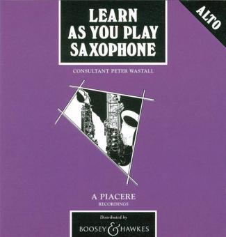 Learn As You Play Alto Saxophone (engl.) 