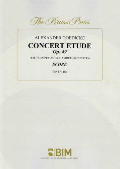 Concert Etude op. 49 Standard
