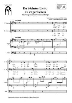 Du höchstes Licht, du ewger Schein 