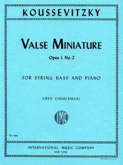 Valse Miniature, Op. 1 No. 2 