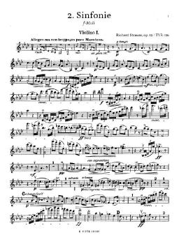 2. Sinfonie f-Moll op.12 (Orchesterstimmen) 