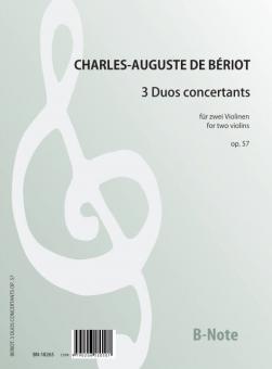 3 Duos concertants für 2 Violinen op. 57 