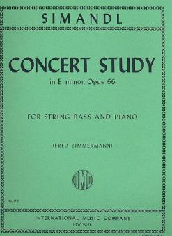 Concert Study in E minor, Op. 66 
