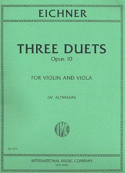 3 Duets, Op. 10 