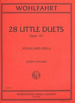 28 Easy Duets Op. 191 