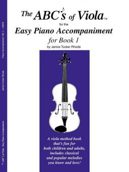 The ABC's Of Viola Book 1 - Easy Piano Accompaniment 