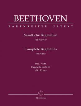 Sämtliche Bagatellen für Klavier Standard