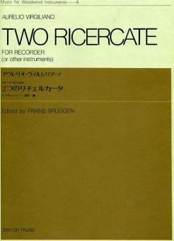 2 Ricercate for Recorder 6 