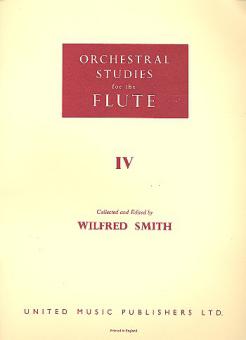 Orchestral Studies 4 for the flute 