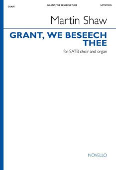 Grant, we beseech thee 