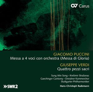 Puccini: Messa a 4 voci con orchestra (Messa di Gloria) & Verdi: Quattro pezzi sacri 