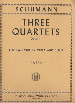 3 Quartette op. 41 