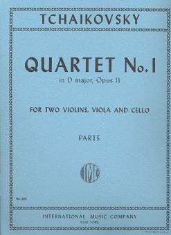 Quartet No. 1 in D major, Op. 11 (with Andante Cantabile) 