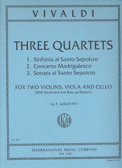 3 String Quartets 