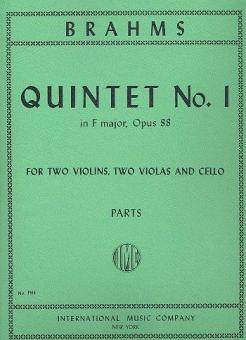 String Quintet No. 1 F Major Op. 88 