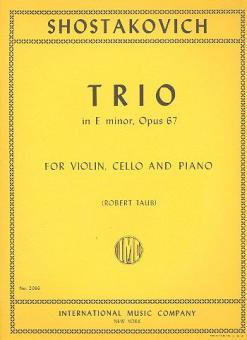 Trio in E minor, Op. 67 