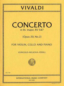 Concerto in B flat major, RV 547 (Op. 20, No. 2) 