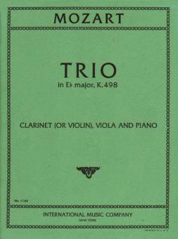 Trio in E flat major KV498 