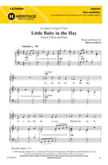 Little Baby in the Hay 