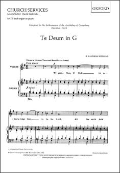 Te Deum in G 