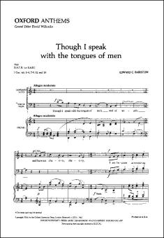 Though I speak with the tongues of men 